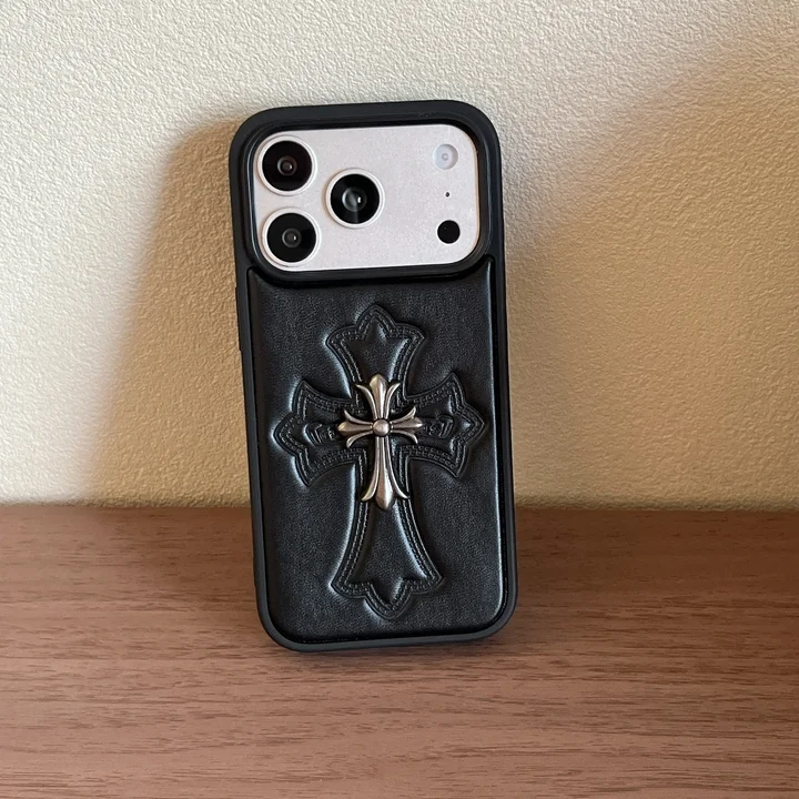 かっこいいクロムハーツ風 iphone17 pro max ケース ブランドCHスマホケース 大人綺麗