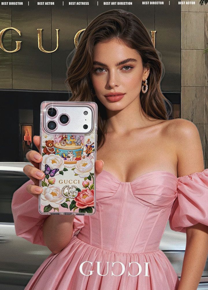 流行りグッチ風 iphone18 ケース ブランドgucciスマホケース カップル軽量