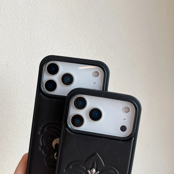ストリートクロムハーツ風 iphone16 ケース ブランドCHスマホケース 高校生安全