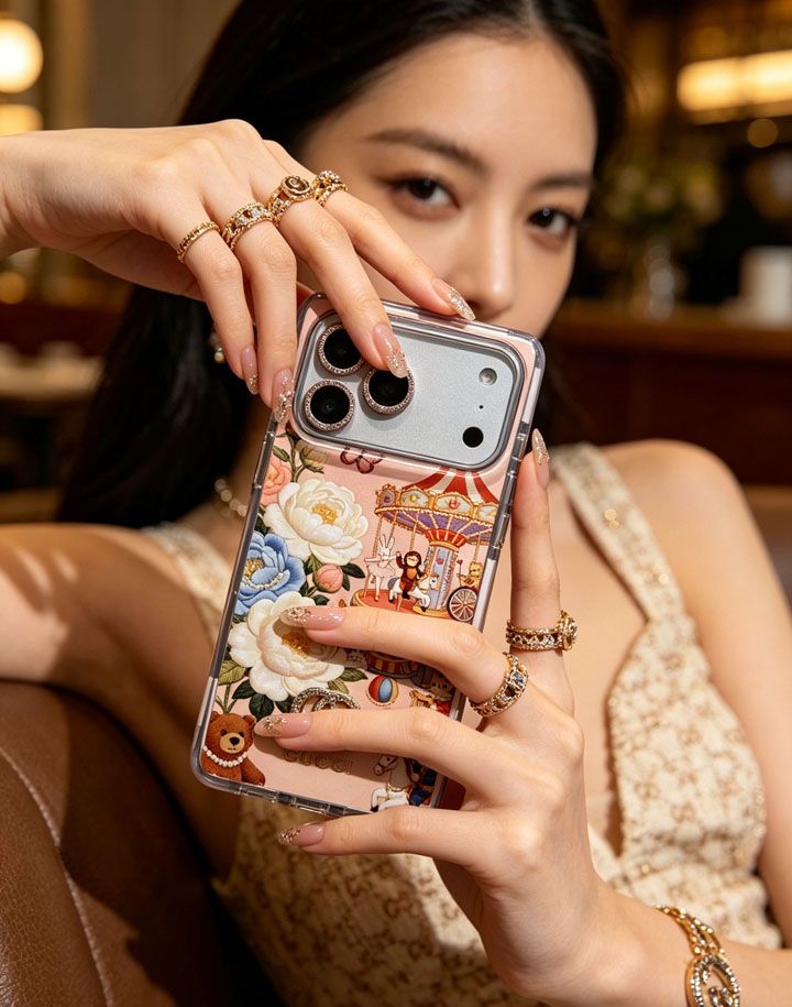 面白いグッチ風 iphone 16pro ケース ブランドgucciスマホケース 大人アンチグレア