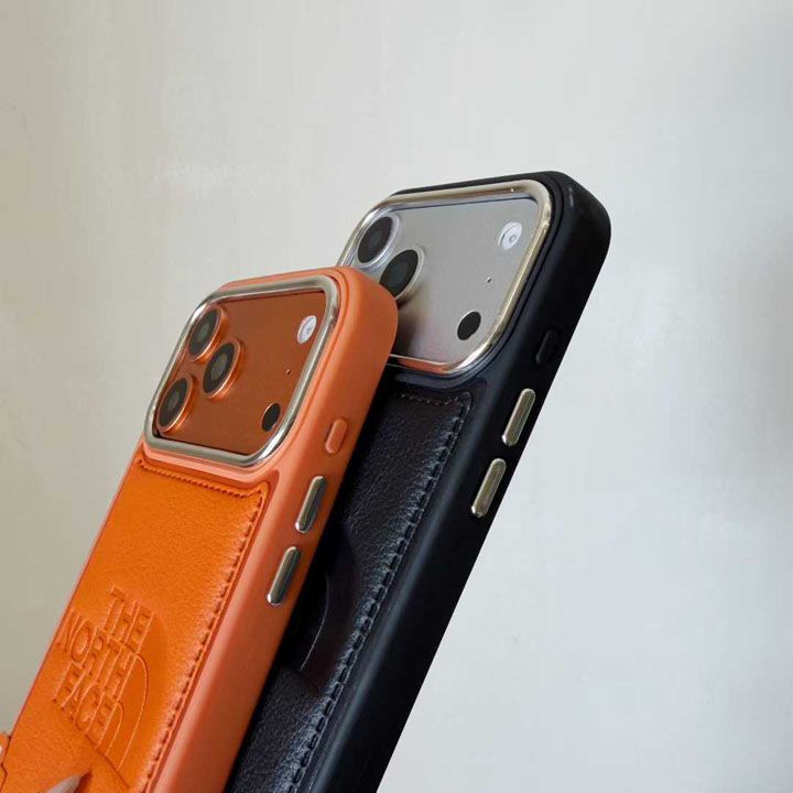 おすすめノースフェイス風 iphone15 ケース ブランド THE NORTH FACEスマホケース カップル韓国風