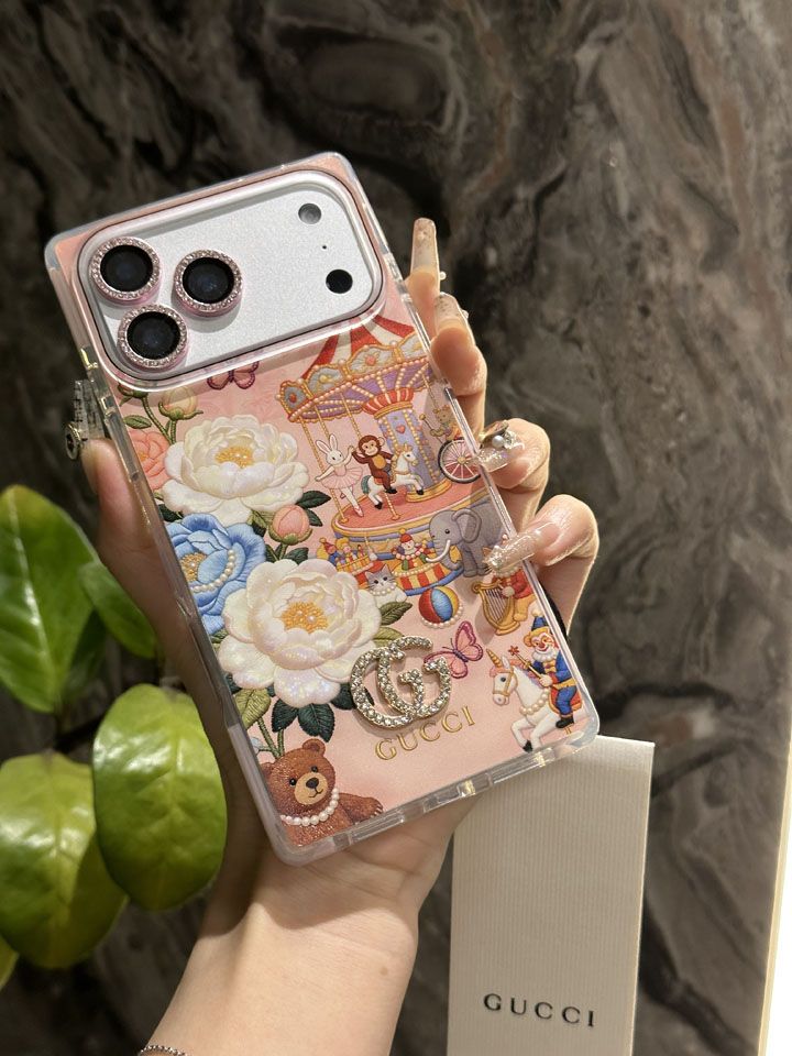 かっこいいグッチ風 iphone17 pro max ケース ブランドgucciスマホケース カップル頑丈