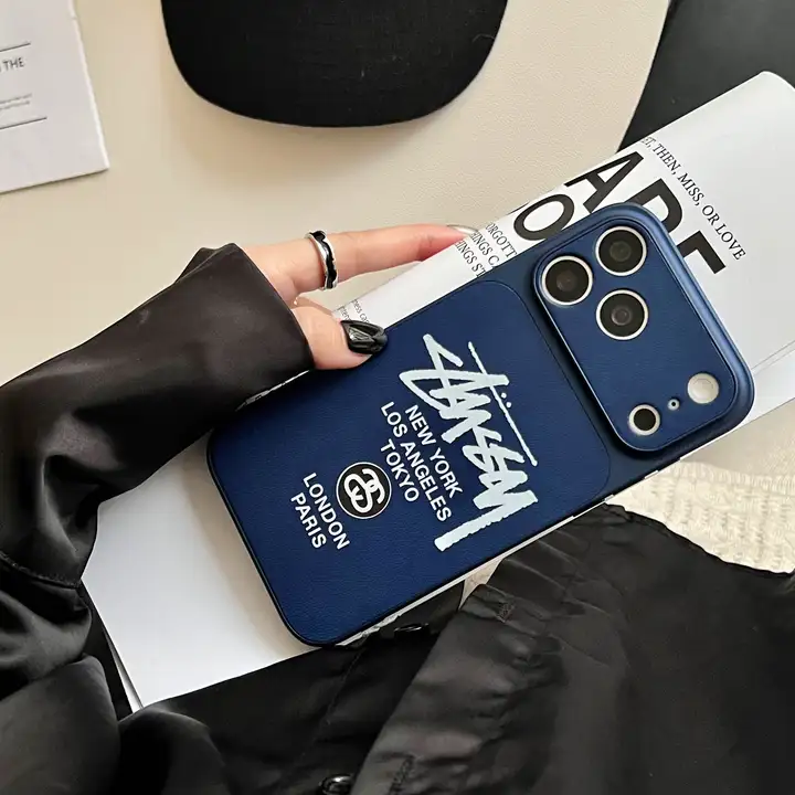 ストリート風 iphone16 ケース ブランドstussyスマホケース アウトドア 大人 黄ばみ防止