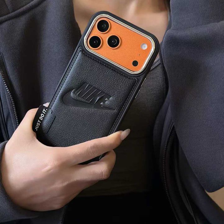 面白いナイキ風 iphone 16pro ケース ブランドNIKEスマホケース 大人ミニマル