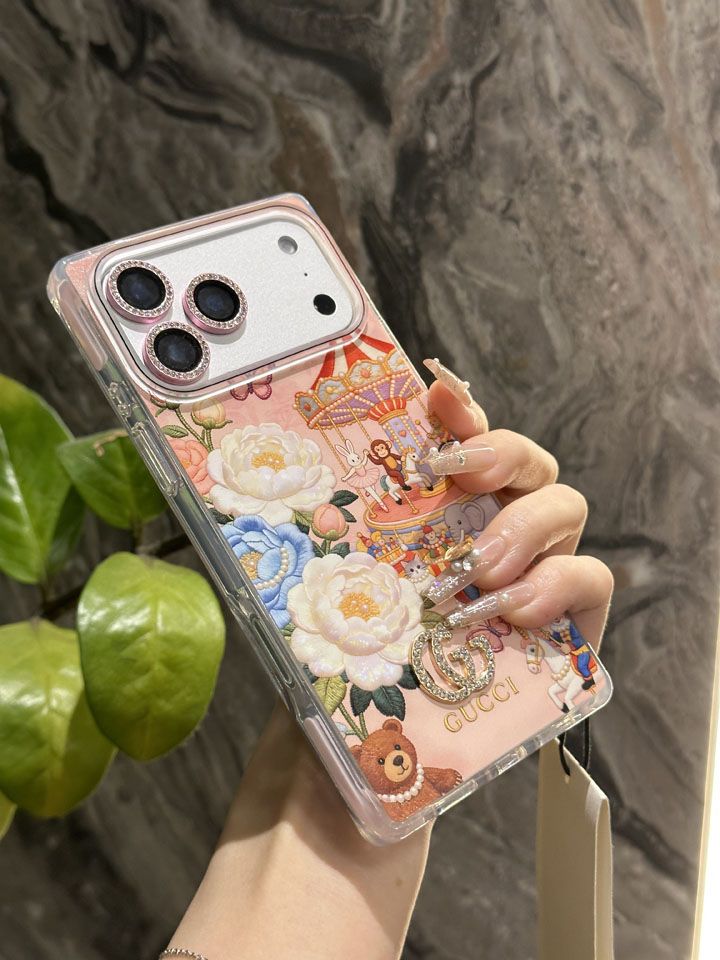 流行りグッチ風 iphone18 ケース ブランドgucciスマホケース 芸能人多機能