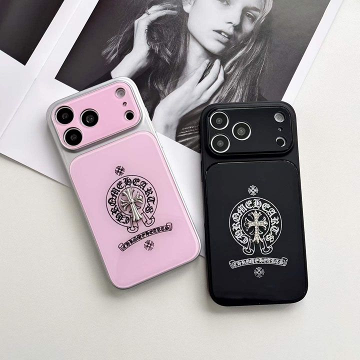 流行りクロムハーツ風 iphone18 ケース ブランドCHスマホケース メンズ画面保護