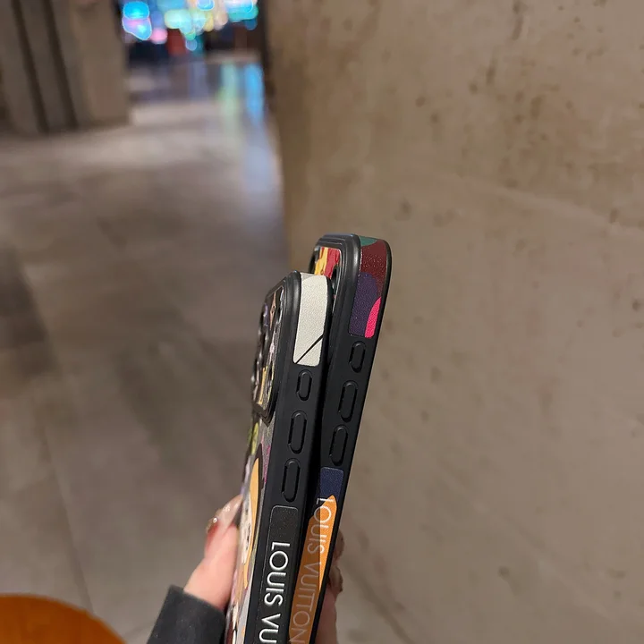 ルイヴィトン風安いメンズ四角保護iphone16promaxケースブランドLVスマホケース