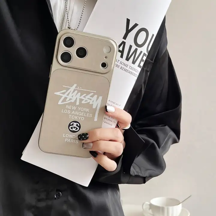 ストリート風 iphone16pro max ケース ブランドstussyスマホケース 安い メンズ 最強