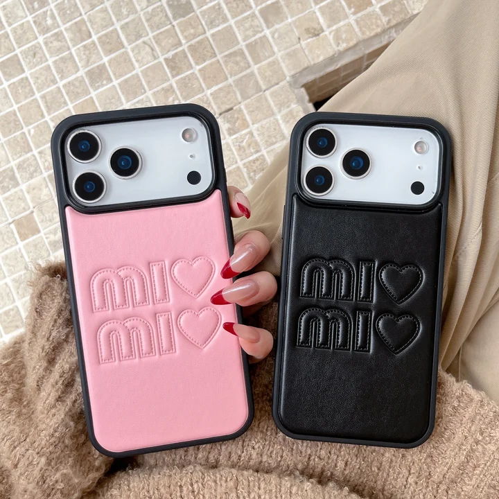 ミュウミュウ風 iphone17 ケース ブランドMIUMIUスマホケース 可愛い レディース キラキラ