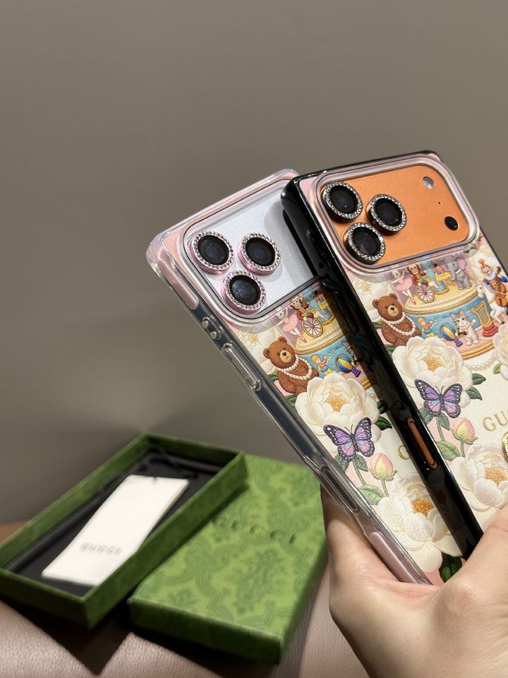 ストリートグッチ風 iphone16 ケース ブランドgucciスマホケース 高校生滑り止め