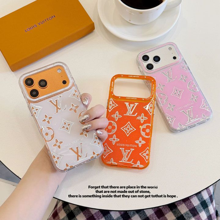 ルイヴィトン風 iphone17 ケース ブランドLVスマホケース 流行り 高校生 キラキラ