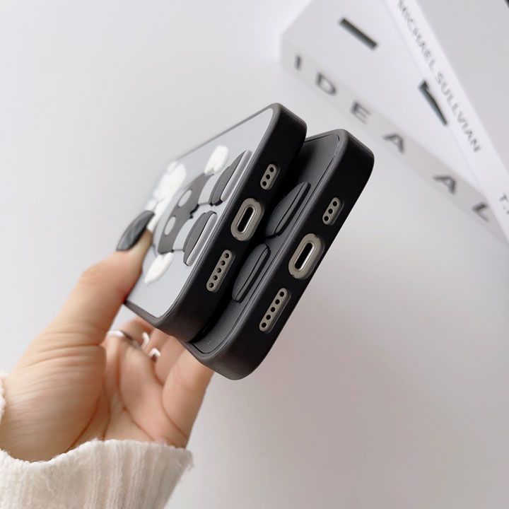 シンプルカウズ風 iphone18 pro ケース ブランドKAWS スマホケース 高校生滑り止め