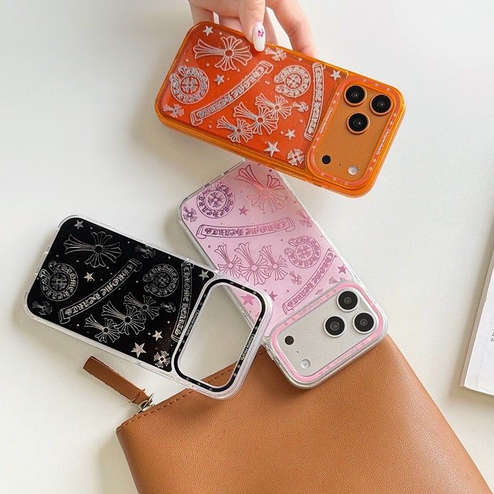 シンプルクロムハーツ風 iphone18 pro ケース ブランドCHスマホケース レディース新発売