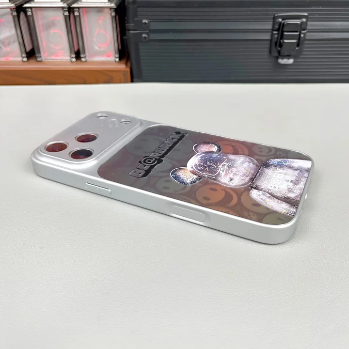 ベアブリック風 iphone15 ケース ブランドbearbrickスマホケース 面白い カップル 衝撃吸収