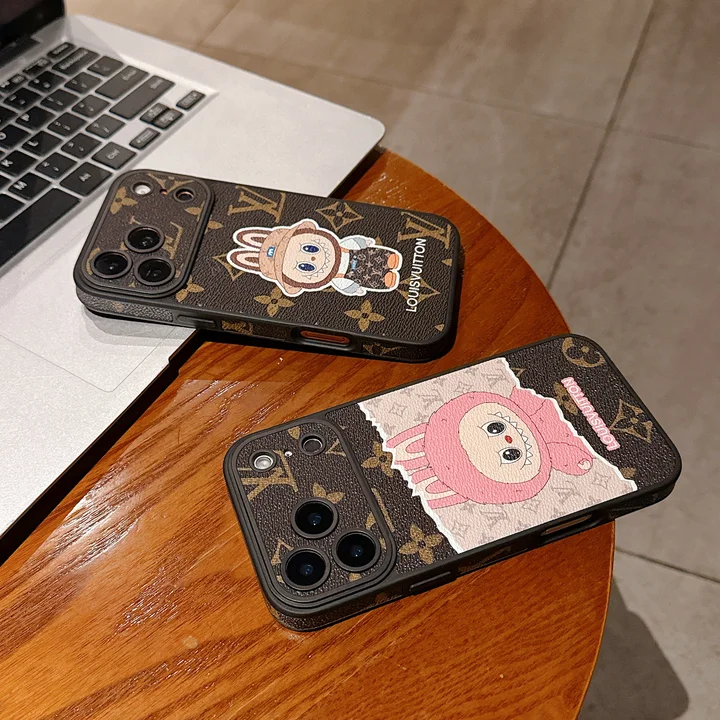 ルイヴィトン風 iphone15 ケース ブランドLVスマホケース 面白い カップル 衝撃吸収