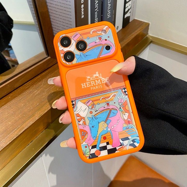 人気エルメス風 iphone16pro max ケース ブランドhermesスマホケース 芸能人高品質
