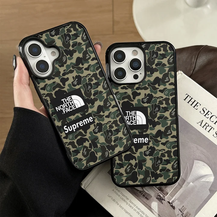 シュプリーム風 iphone16 ケース ブランドsupremeスマホケース シンプル 大人 黄ばみ防止