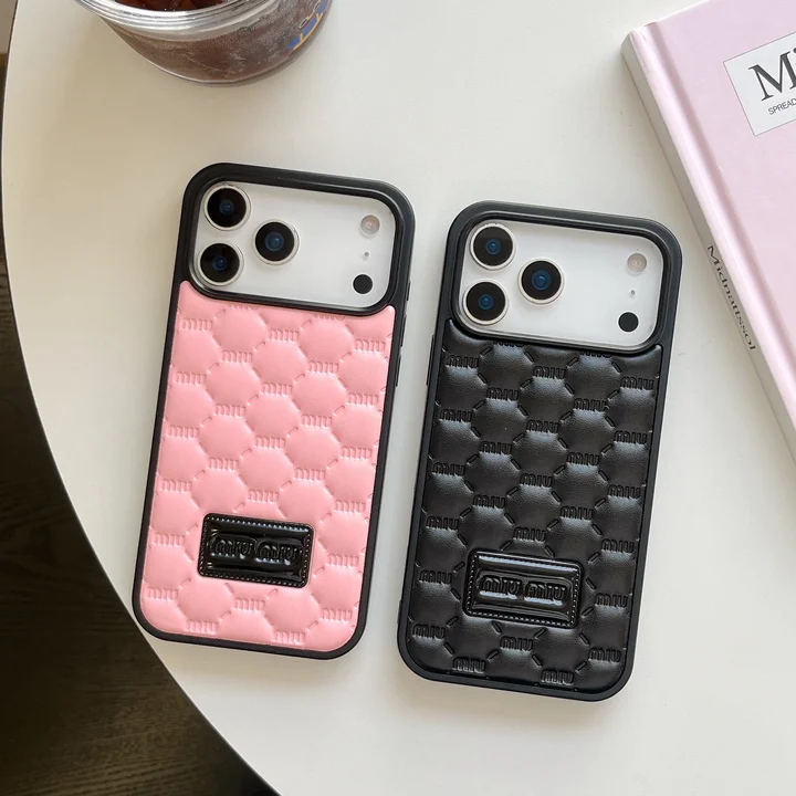 ミュウミュウ風 iphone17 pro ケース ブランドMIUMIUスマホケース かっこいい メンズ 耐衝撃