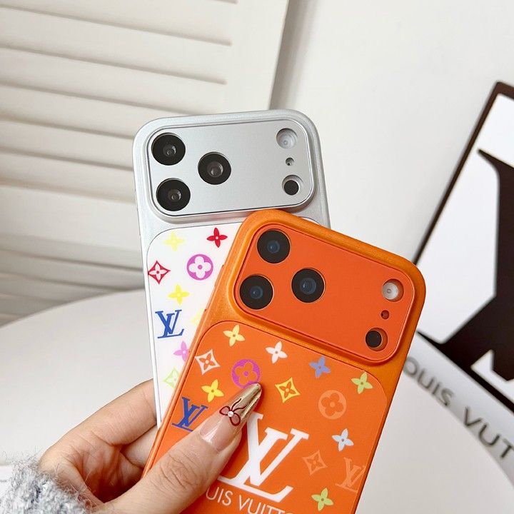 ルイヴィトン風 iphone17 pro max ケース ブランドLVスマホケース かわいい レディース 軽量