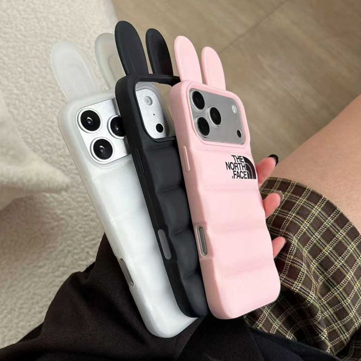 かわいいノースフェイス風 iphone17 pro ケース ブランド スマホケース 大人画面保護