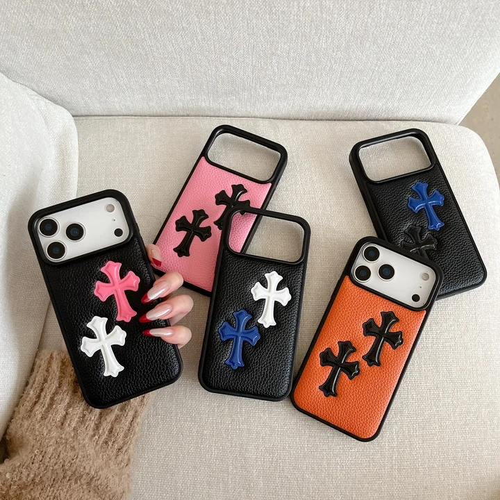 かわいいクロムハーツ風 iphone17 pro ケース ブランドCHスマホケース メンズ傷防止