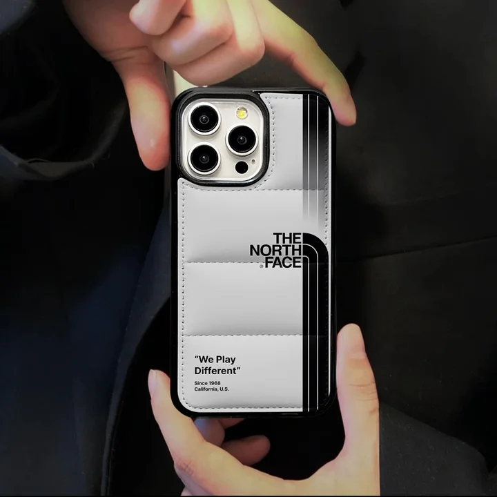 ノースフェイス風 iphone15 ケース ブランドTHE NORTH FACEスマホケース 面白い カップル 衝撃吸収