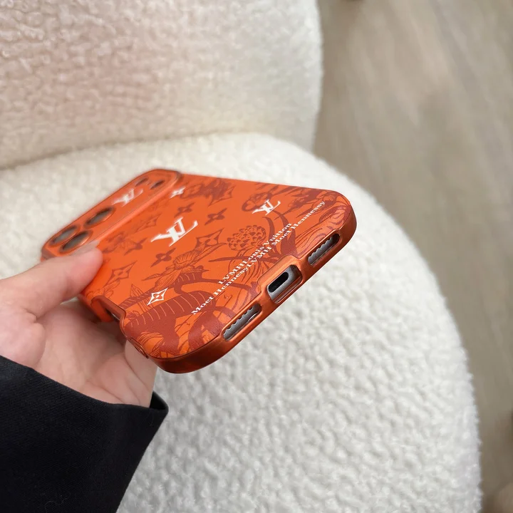 ルイヴィトン風 iphone15 ケース ブランドLVスマホケース 面白い カップル 衝撃吸収