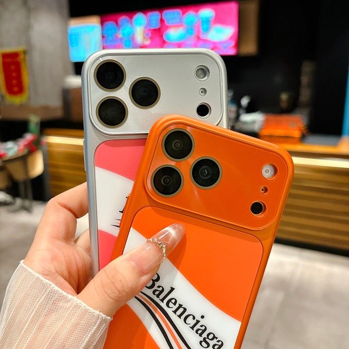 バレンシアガ風 iphone15 ケース ブランドbalenciagaスマホケース 面白い カップル 衝撃吸収