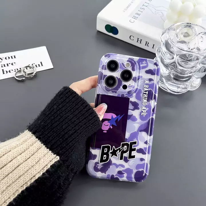 ストリートカップル軽量エイプ風iphone16ケースブランドBapeスマホケース