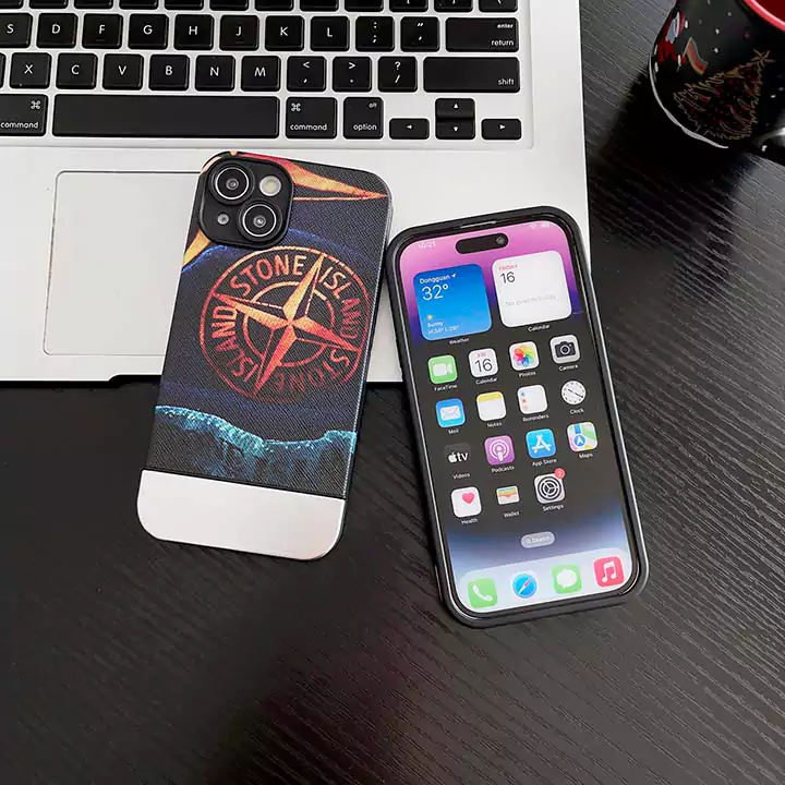 かわいいレディースキラキラストーンアイランド風iphone18proケースブランドstoneislandスマホケース