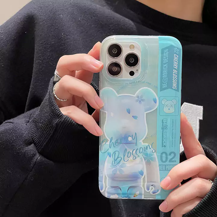 ベアブリック風かっこいいメンズ薄型iphone17ケースブランドbearbrickスマホケース