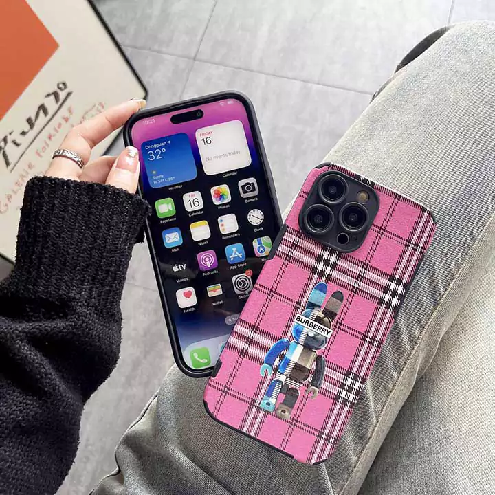 iphone17 pro ケース バーバリー ハイブランド 携帯ケース かわいい メンズ 薄型