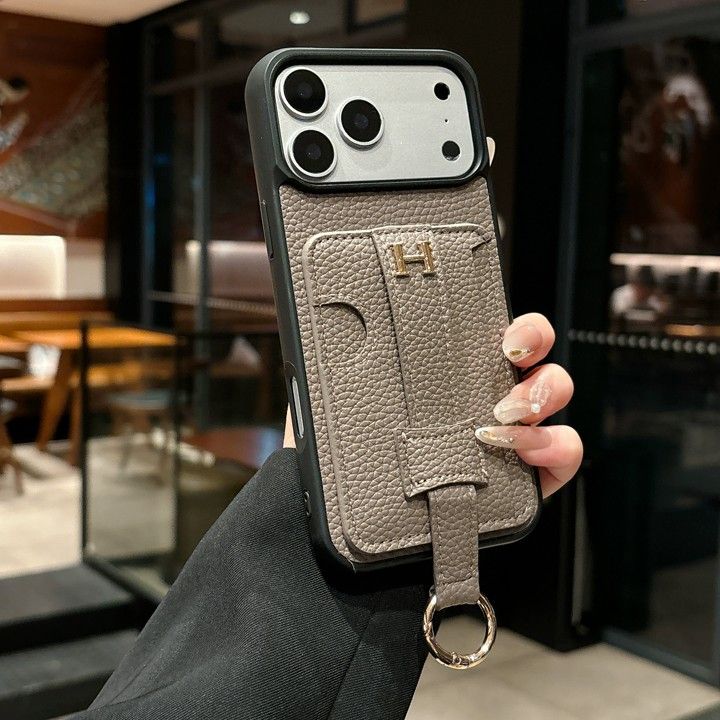 シンプル大人防塵エルメス風iphone17proケースブランドhermesスマホケース