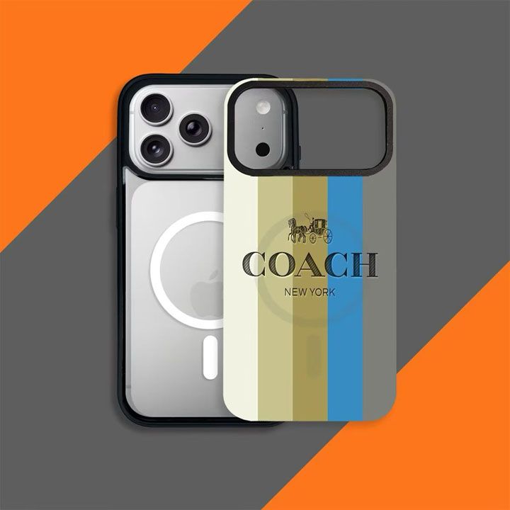 シンプル大人防塵コーチ風iphone18proケースブランドCOACHスマホケース