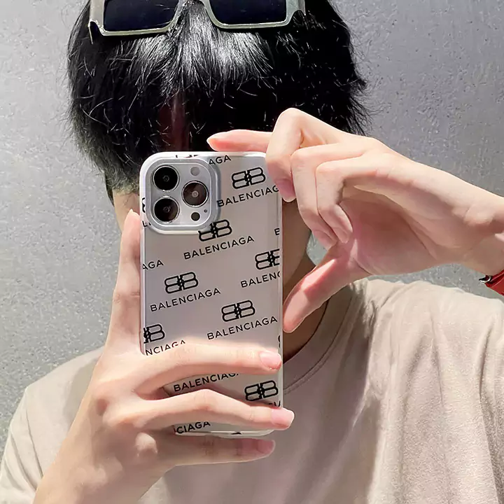バレンシアガ風かっこいいメンズ薄型iphone17ケースブランドBalenciagaスマホケース