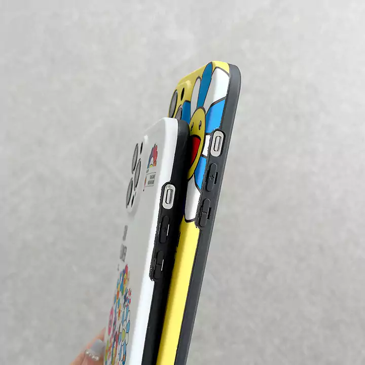 MurakamiSunflower風おすすめ芸能人高品質iphone15ケースブランドスマホケース