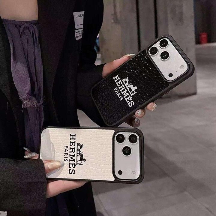 かわいいレディースキラキラエルメス風iphone18proケースブランドhermesスマホケース