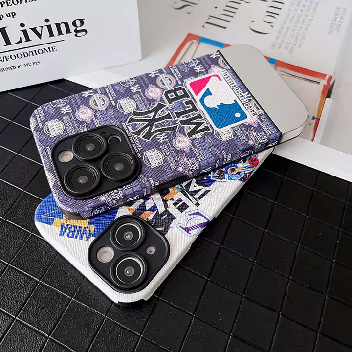 MLB風面白い高校生傷防止iphone17promaxケースブランドスマホケース