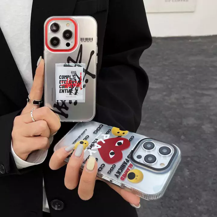 コムデギャルソン風アウトドア高校生軽量iphone17promaxケースブランドCDGスマホケース