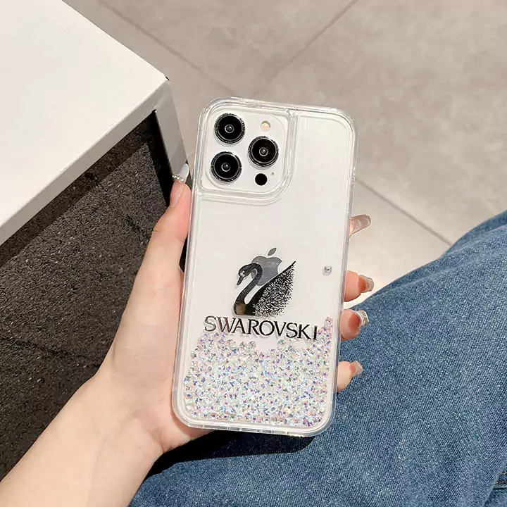 スワロフスキー風面白い高校生傷防止iphone17promaxケースブランドSwarovskiスマホケース
