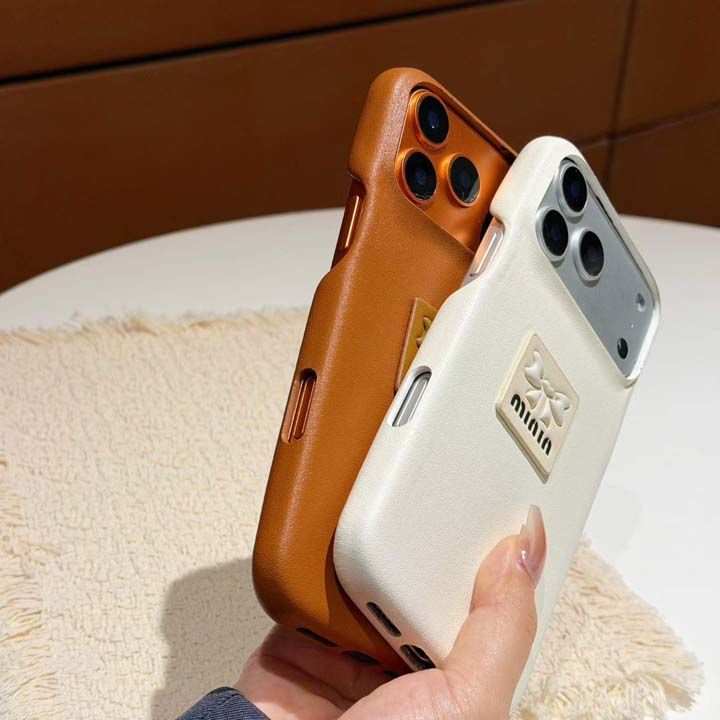 ミュウミュウ風面白い高校生傷防止iphone18proケースブランドmiumiuスマホケース