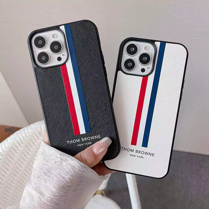 ThomBrowne風おしゃれ芸能人衝撃吸収iphone15ケースブランドスマホケース
