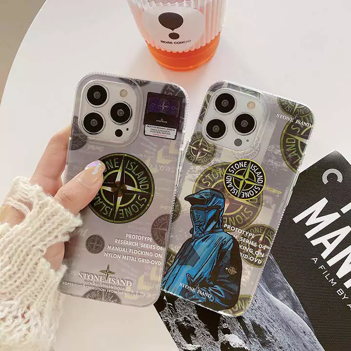 人気メンズ高級感ストーンアイランド風iphone16proケースブランドstoneislandスマホケース