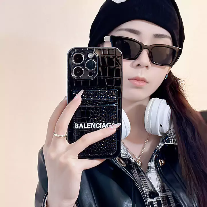 シンプル大人防塵バレンシアガ風iphone17proケースブランドBalenciagaスマホケース