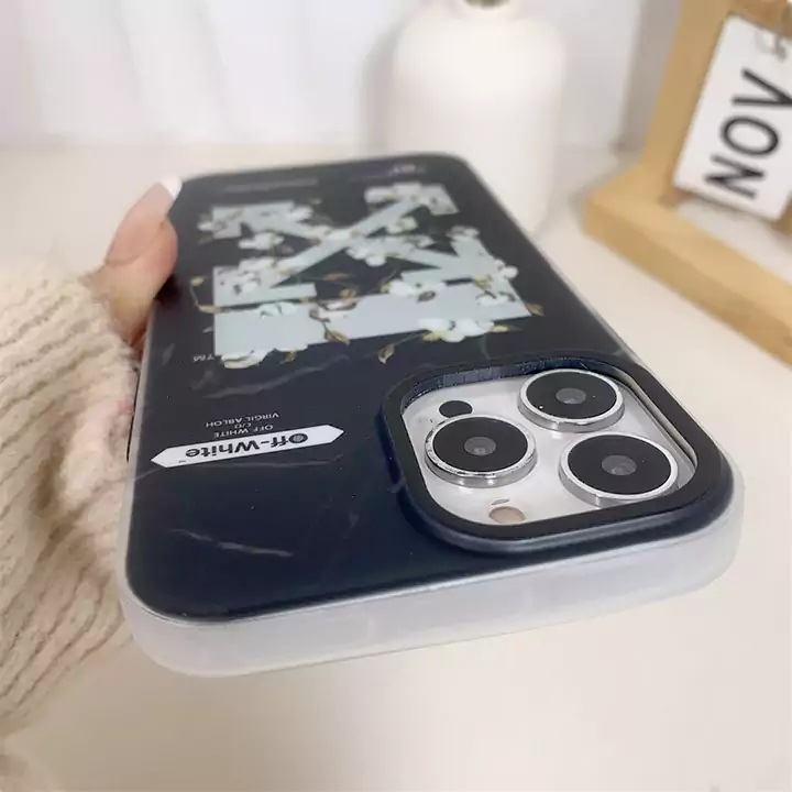 iphone18 pro 携帯ケース オフホワイト ブランド おしゃれ 高校生 傷防止