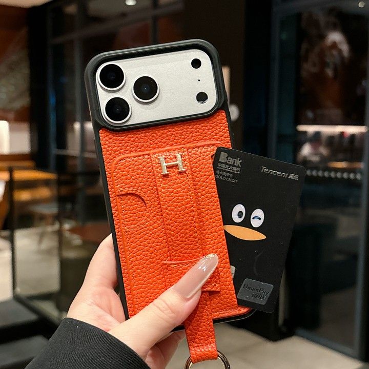 人気メンズ高級感エルメス風iphone16proケースブランドhermesスマホケース