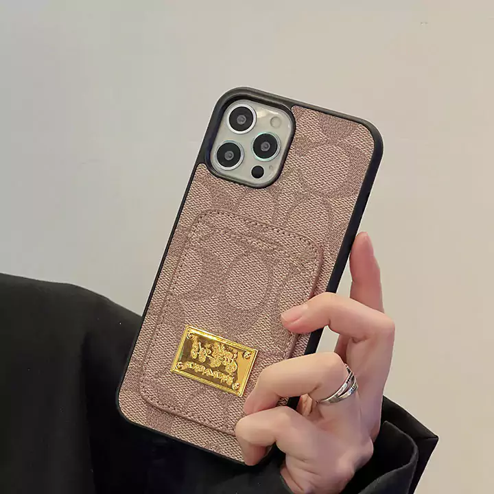 コーチ iphone15 ケース ハイブランド スマホケース 面白い 高校生 覗き見防止