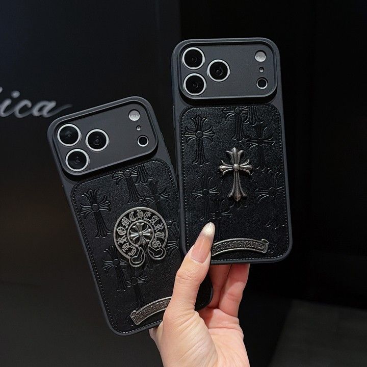 クロームハーツ風おすすめ芸能人高品質iphone15ケースブランドCHスマホケース