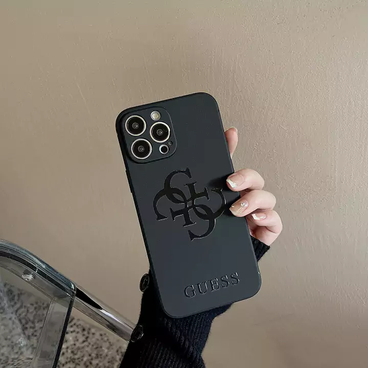 かわいいレディースキラキラゲス風iphone18proケースブランドGUESSスマホケース