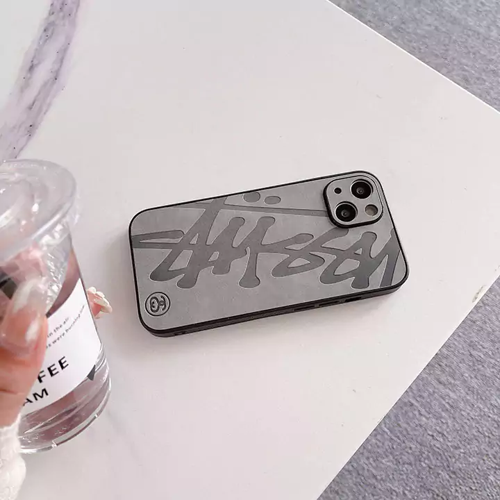 iphone14 pro ケース ステューシー ハイブランド 携帯ケース かわいい レディース 防塵